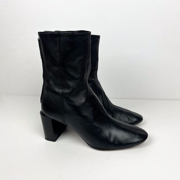 Zara Black Ankle Boots - Picture 2 of 6